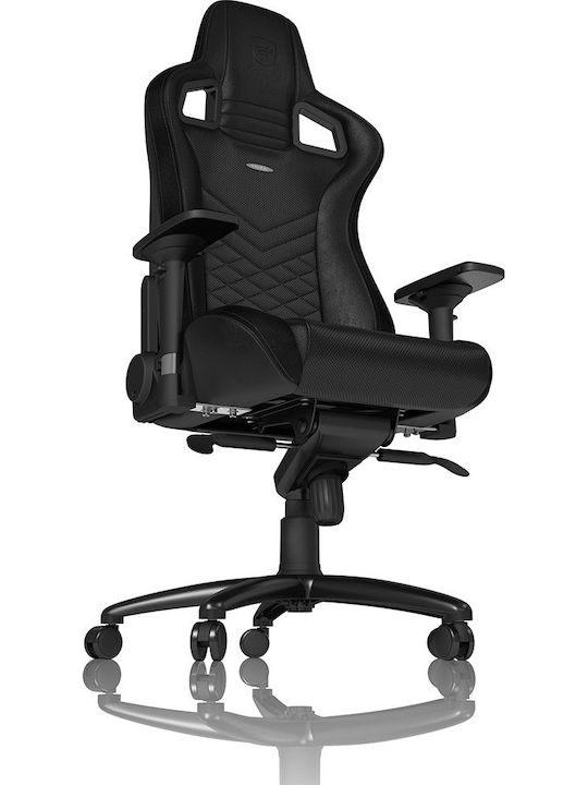Noblechairs Epic Καρέκλα Gaming Δερματίνης με Ρυθμιζόμενα Μπράτσα Μαύρη