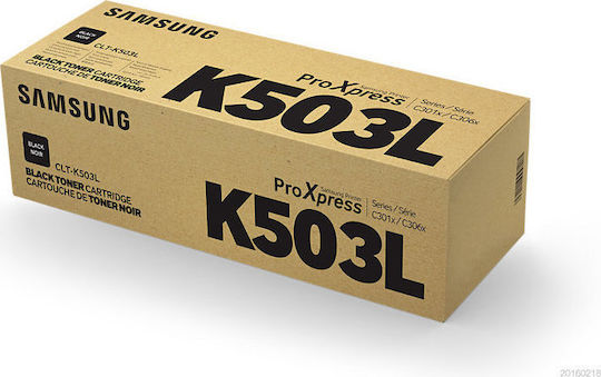 Samsung CLT-K503L Original Toner Laser Printer Black High Yield 8000 Pages (SU147A)