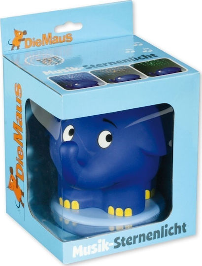 Ansmann LED Детско Декоративно Осветление Lullaby-Starlight Elephant Син