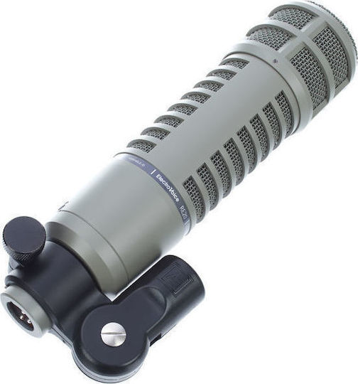 Electro-Voice RE-20 Δυναμικό Μικρόφωνο XLR Shock Mounted για Φωνητικά σε Ασημί Χρώμα