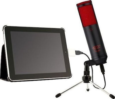 MXL Condenser (Small Diaphragm) Microphone USB Tempo Shock Mounted/Clip On Mounting Voice