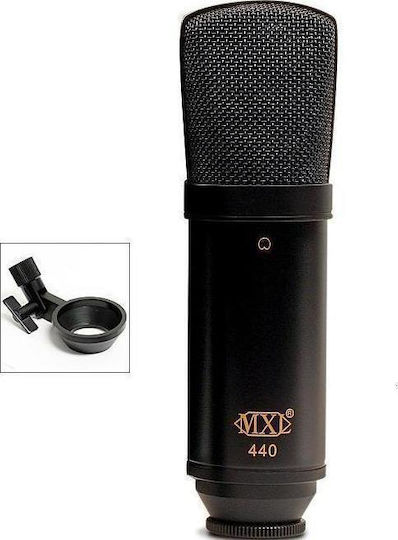MXL 440 Condenser Microphone XLR Shock Mounted for Vocals