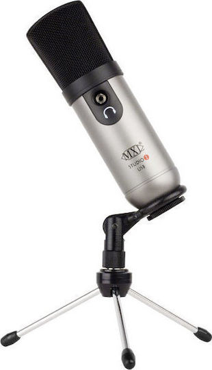 MXL Studio 1 Red Dot Кондензаторен Микрофон Настолен компютър, с амортисьори за Вокали в Red Цвят