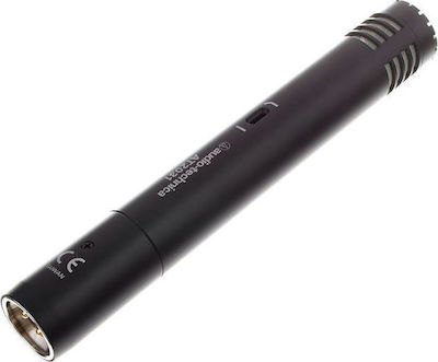 Audio Technica Condensator (diafragmă mică) Microfon XLR AT 2031 Montare Shock Mounted/Clip On pentru Studio