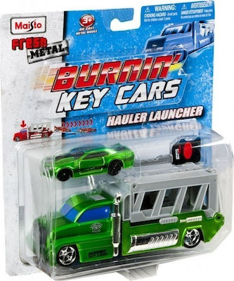 Maisto Burning Key Cars Hauler Launcher Set cu Camion pentru 3++ Ani (Diverse modele) 1 buc