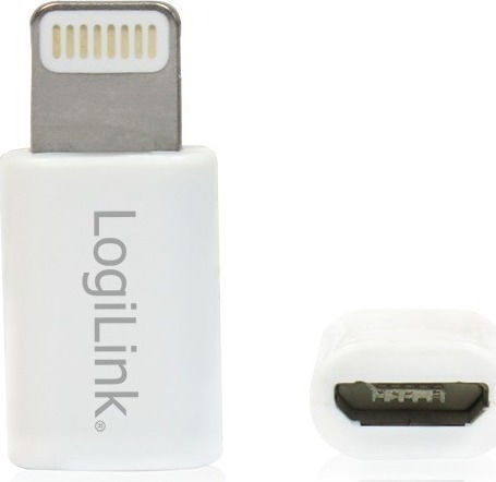 LogiLink Μετατροπέας Lightning male σε micro USB female 1τμχ AU0036