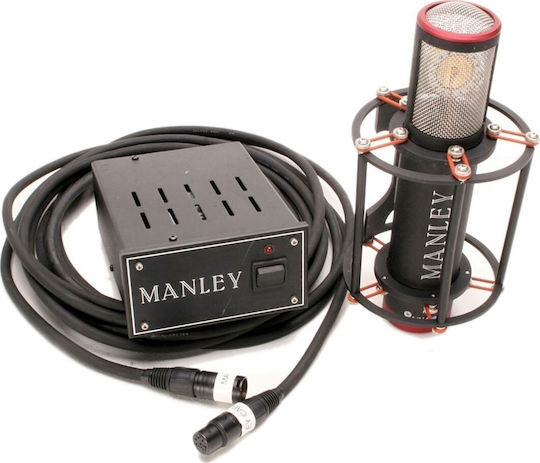 Manley Reference Cardioid Condenser Microphone XLR Shock Mounted for Vocals