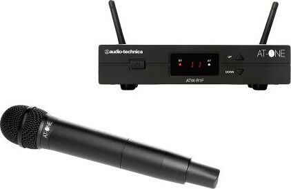 Audio Technica ATW-13F Σετ Ασύρματο Πυκνωτικό Μικρόφωνο Χειρός για Φωνητικά