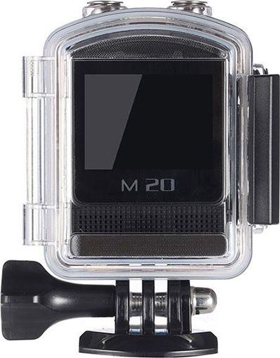 SJCAM M20 Mini WiFi Action Camera 4K Ultra HD Υποβρύχια (με Θήκη) Standard με Οθόνη 1.5" και Wi-Fi Μαύρη