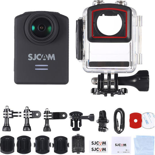 SJCAM M20 Mini WiFi Action Camera 4K Ultra HD Υποβρύχια (με Θήκη) Standard με Οθόνη 1.5" και Wi-Fi Μαύρη