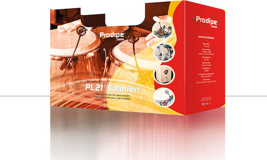 Prodipe PL21 Salmiéri Percussions Πυκνωτικό Μικρόφωνο Clip On