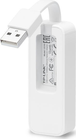 TP-LINK UE200 Αντάπτορας Δικτύου USB με Ενσύρματη Σύνδεση Ethernet (v1)