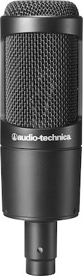 Audio Technica Condenser XLR Microphone AT2035 Shock Mounted/Clip On for Voice