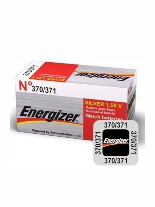 Energizer 371/370 Μπαταρία Silver Oxide Ρολογιών SR69 1.55V 1τμχ