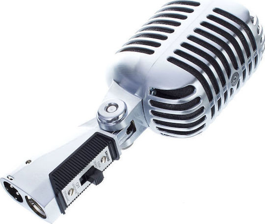Shure 55SH Series II Δυναμικό Microphone Handheld, Shock Mounted for Vocals in Silver Color
