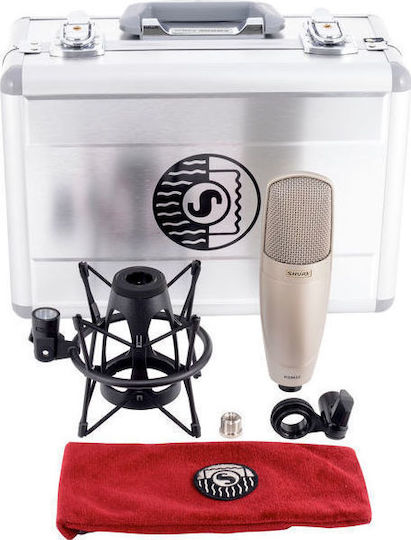 Shure KSM32 Πυκνωτικό Μικρόφωνο XLR Shock Mounted για Φωνητικά σε Γκρι Χρώμα