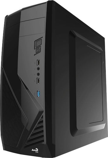 Aerocool CS-1102 Midi Tower Κουτί Υπολογιστή Μαύρο