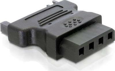 DeLock Adapter SATA 15-polig auf IDE 4-polig Schwarz (82326)