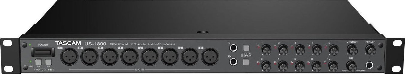 tascam us 1800 windows 10 driver