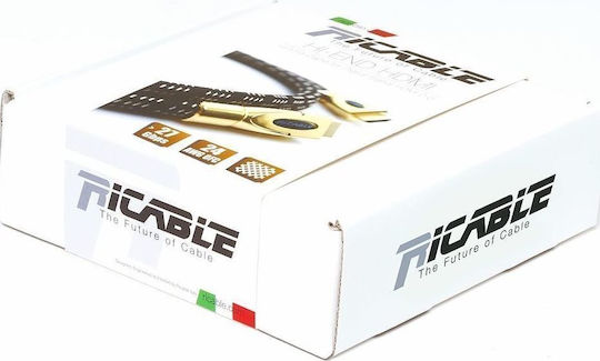 Ricable B5 HDMI 2.0 Premium High Speed 4K 60Hz HDR Geflochtenes HDMI-Kabel HDMI-Stecker - HDMI-Stecker 5m Schwarz