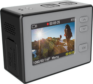 AEE Lyfe Silver Екшън камера 4K Ultra HD и Wi-Fi Сребриста