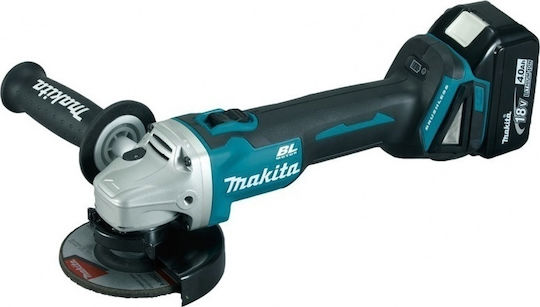 Makita Winkelschleifer 115mm Batterie Bürstenlos 2x4Ah