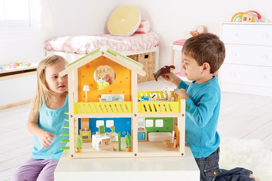 Hape Happy Villa Wooden Dollhouse