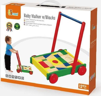 Viga Toys Baby Walker Baby Walker for 12++ Months Multicolour