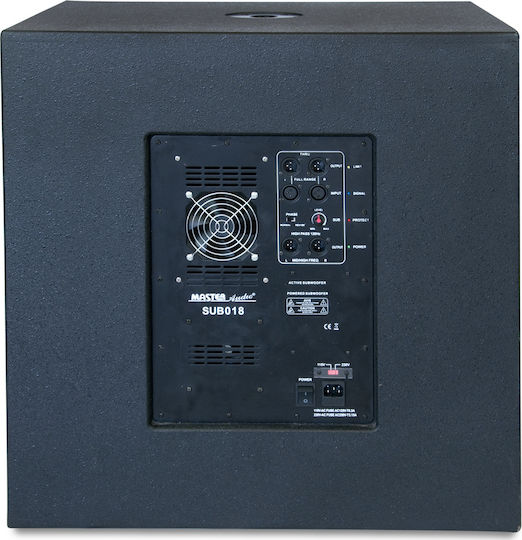 Master Audio SUB018 Αυτοενισχυόμενο Subwoofer PA 750W 18" 53x67x64εκ.