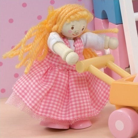 Le Toy Van Семейство Комплект Дървени Кукли за Къща за Кукли