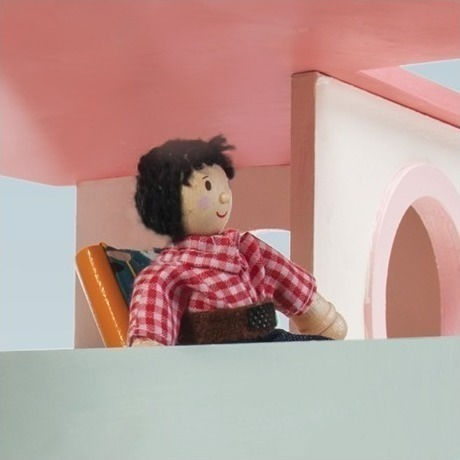 Le Toy Van Семейство Комплект Дървени Кукли за Къща за Кукли