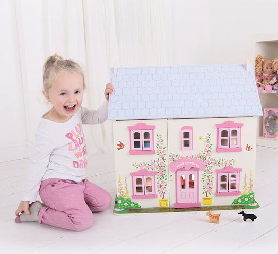 Big Jigs Heritage Playset Rose Cottage Holzpuppenhaus
