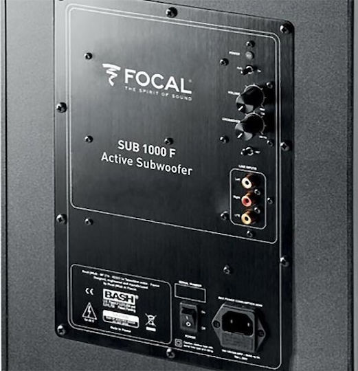 Focal Sub 1000 F APA2018-22222 Αυτοενισχυόμενο Subwoofer με Ηχείο 12" 1000W Μαύρο