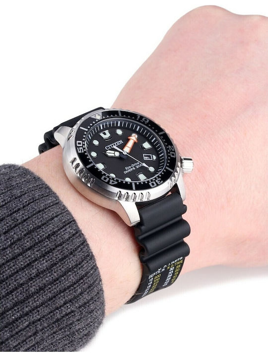 Citizen Promaster Men's Watch 44mm Eco - Drive with Black Rubber Strap