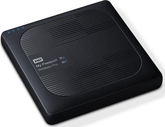 Western Digital My Passport Wireless Pro USB 3.0 / Wi-Fi Външен HDD 3TB 2.5" Черен