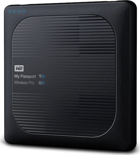 Western Digital My Passport Wireless Pro USB 3.0 / Wi-Fi Външен HDD 3TB 2.5" Черен