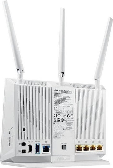 Asus RT-AC68U Ασύρματο Router Wi‑Fi 5 με 4 Θύρες Gigabit