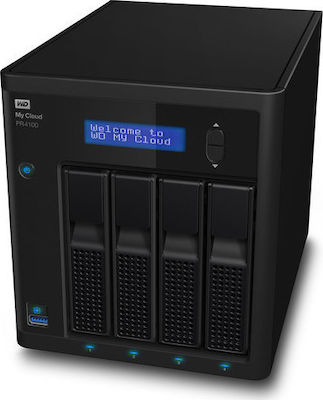 Western Digital My Cloud Pro PR4100 NAS Rack με 4 θέσεις για SSD και 2 θύρες Ethernet