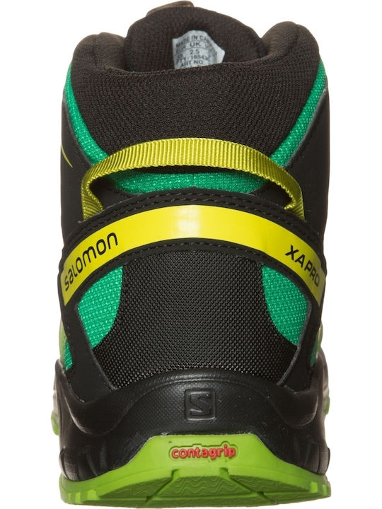 Kids Hiking Boots Xa Pro 3D Waterproof Green