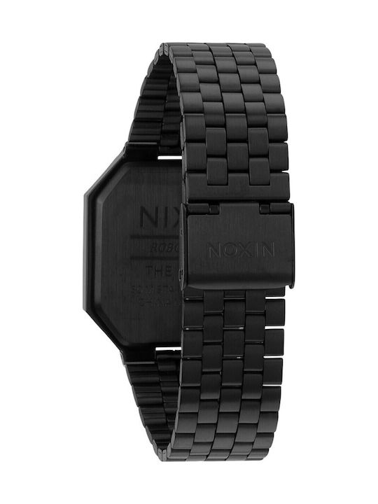 Nixon A-158-001 Digital Men's Watch 38mm Battery with Black Metal Bracelet