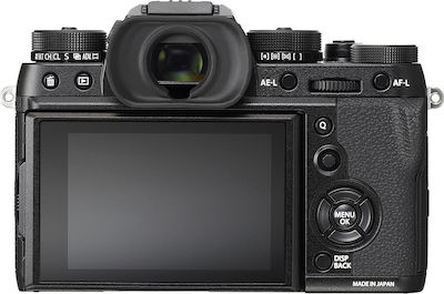 Fujifilm Mirrorless Φωτογραφική Μηχανή X-T2 Crop Frame Body Black