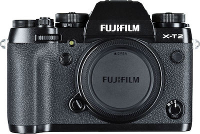 Fujifilm Mirrorless Φωτογραφική Μηχανή X-T2 Crop Frame Body Black
