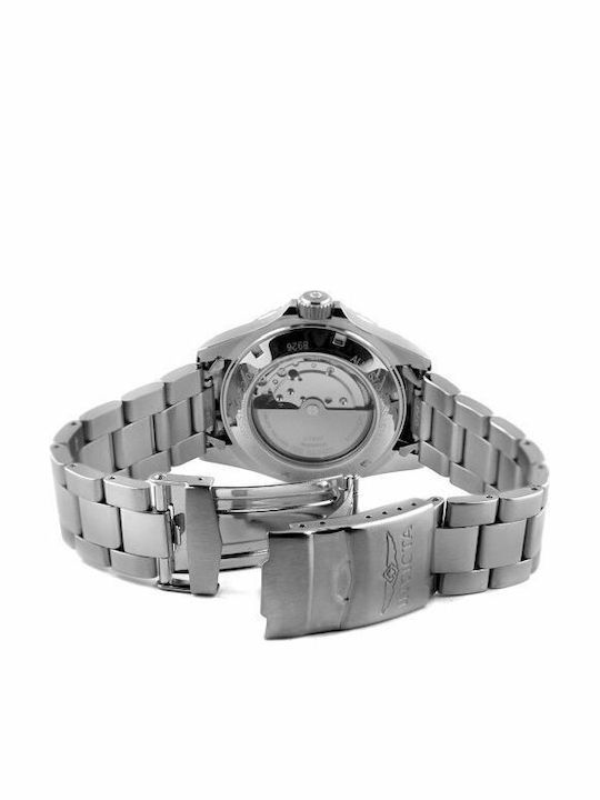 Invicta Pro Diver Herrenuhr 40mm Automatisch mit Silber Metallarmband