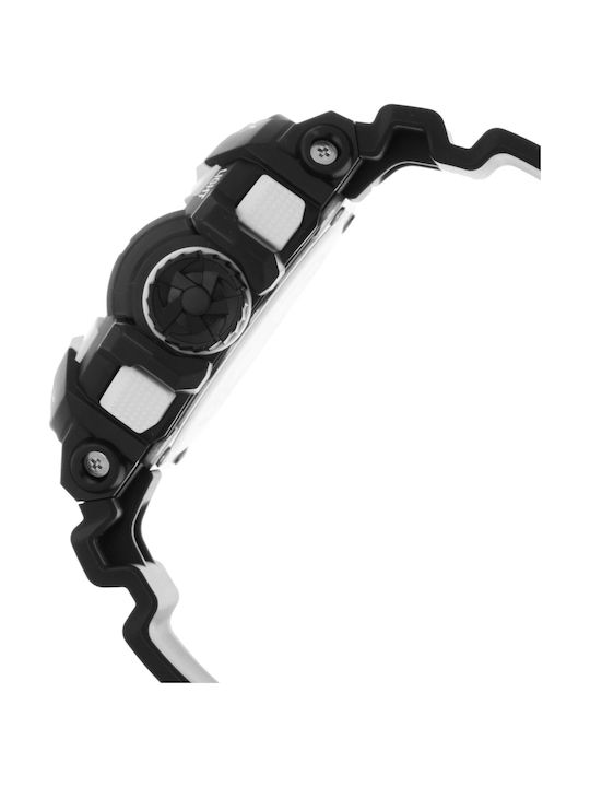 Casio G-Shock Ψηφιακό Ανδρικό Ρολόι 51.9mm Χρονογράφος Μπαταρίας με Μαύρο Καουτσούκ Λουράκι