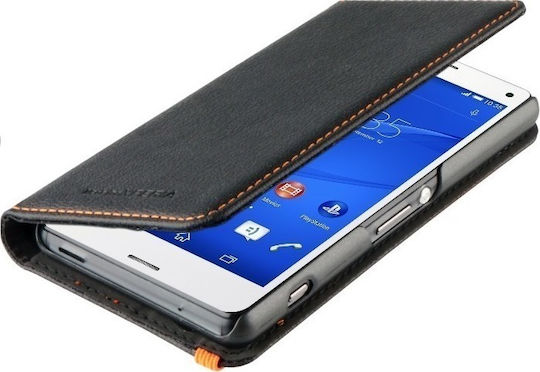 Roxfit Book Δερματίνης Μαύρο (Xperia Z5 Premium)