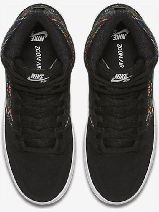 SB Dunk High Premium Ανδρικά Μποτάκια Μαύρα