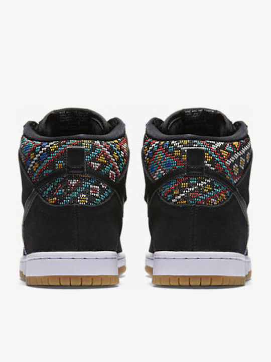 SB Dunk High Premium Ανδρικά Μποτάκια Μαύρα