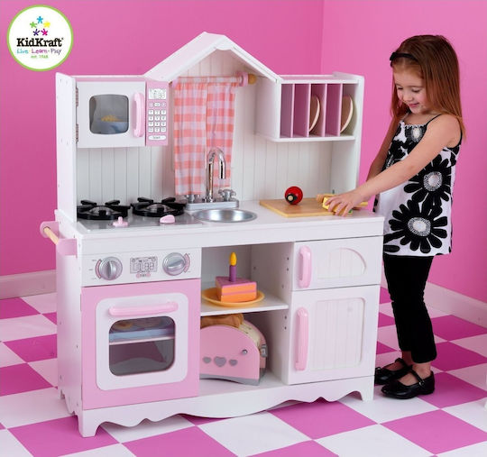 Kidkraft Κουζίνα Modern Coutry από Ξύλο για 3+ Ετών