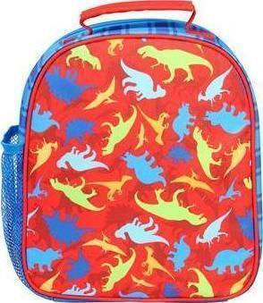 Stephen Joseph All Over Print Dino School Insulated Hand Lunch Bag Multicolour Dinosaurs 22 x 10 x 30cm