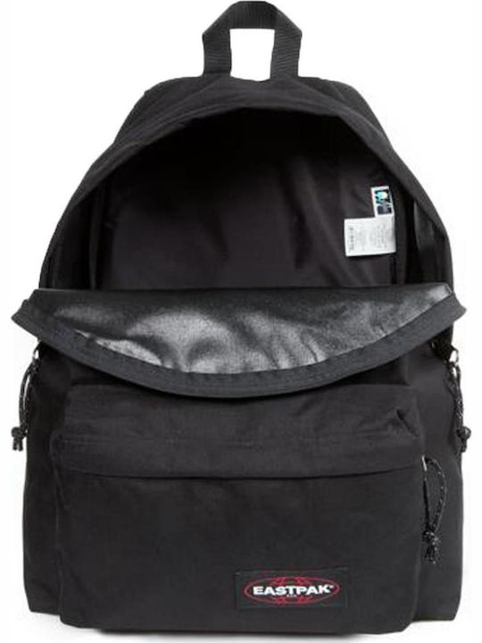 Eastpak Padded Pak'r Μαύρη Σχολική Τσάντα Πλάτης Γυμνασίου - Λυκείου σε Μαύρο χρώμα 24lt